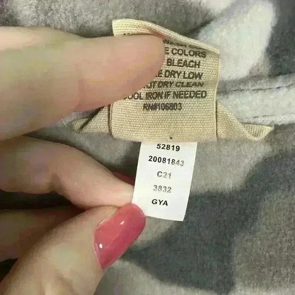 Duluth Trading‎ Womens 2XL Pullover Gray Fleece Camo Doubleback Printed Fleece - Picture 5 of 10